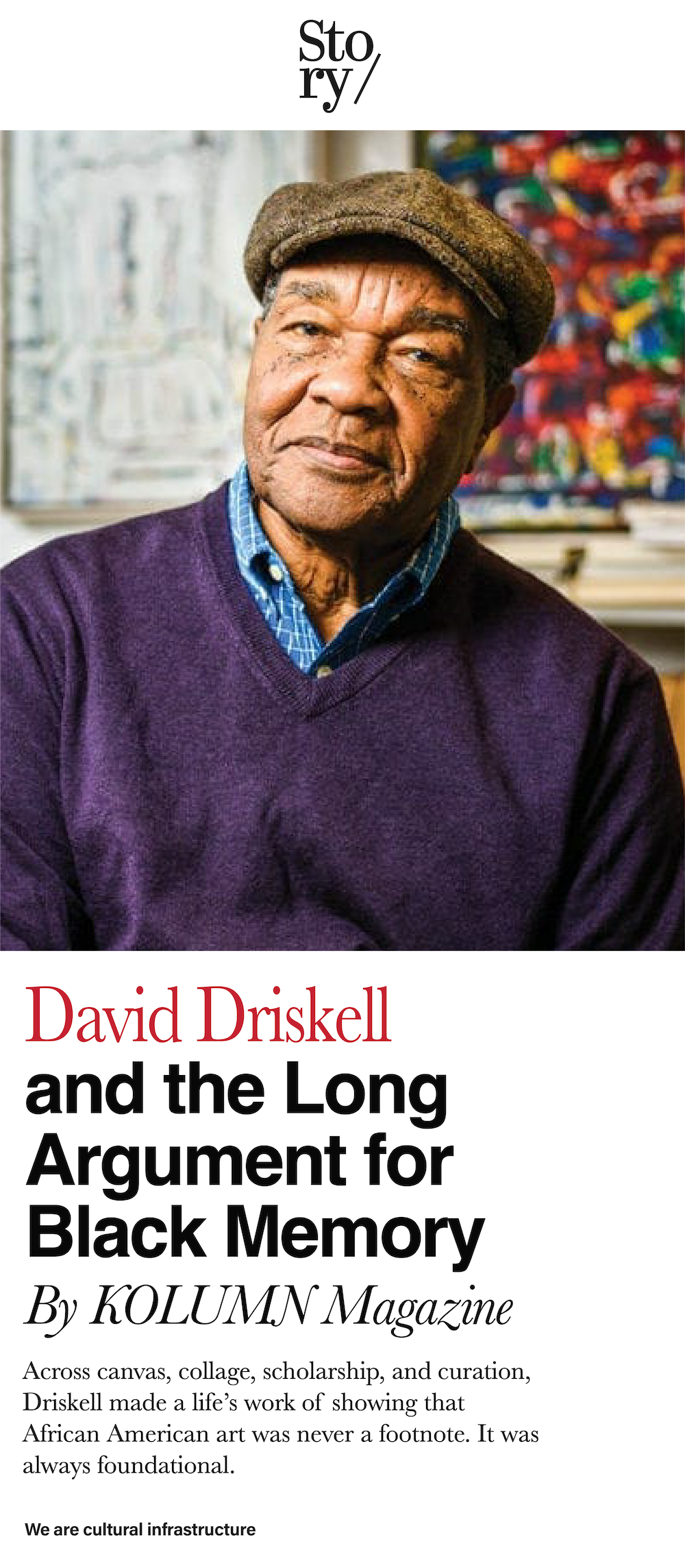 David Driskell, KOLUMN, African American News, Black News, African American Journalism, Black Journalism, African American History, Black History, African American Art, Black Art, African American Music, Black Music, African American Wealth, Black Wealth, African American Education, Black Education, Historic Black University or College, HBCU