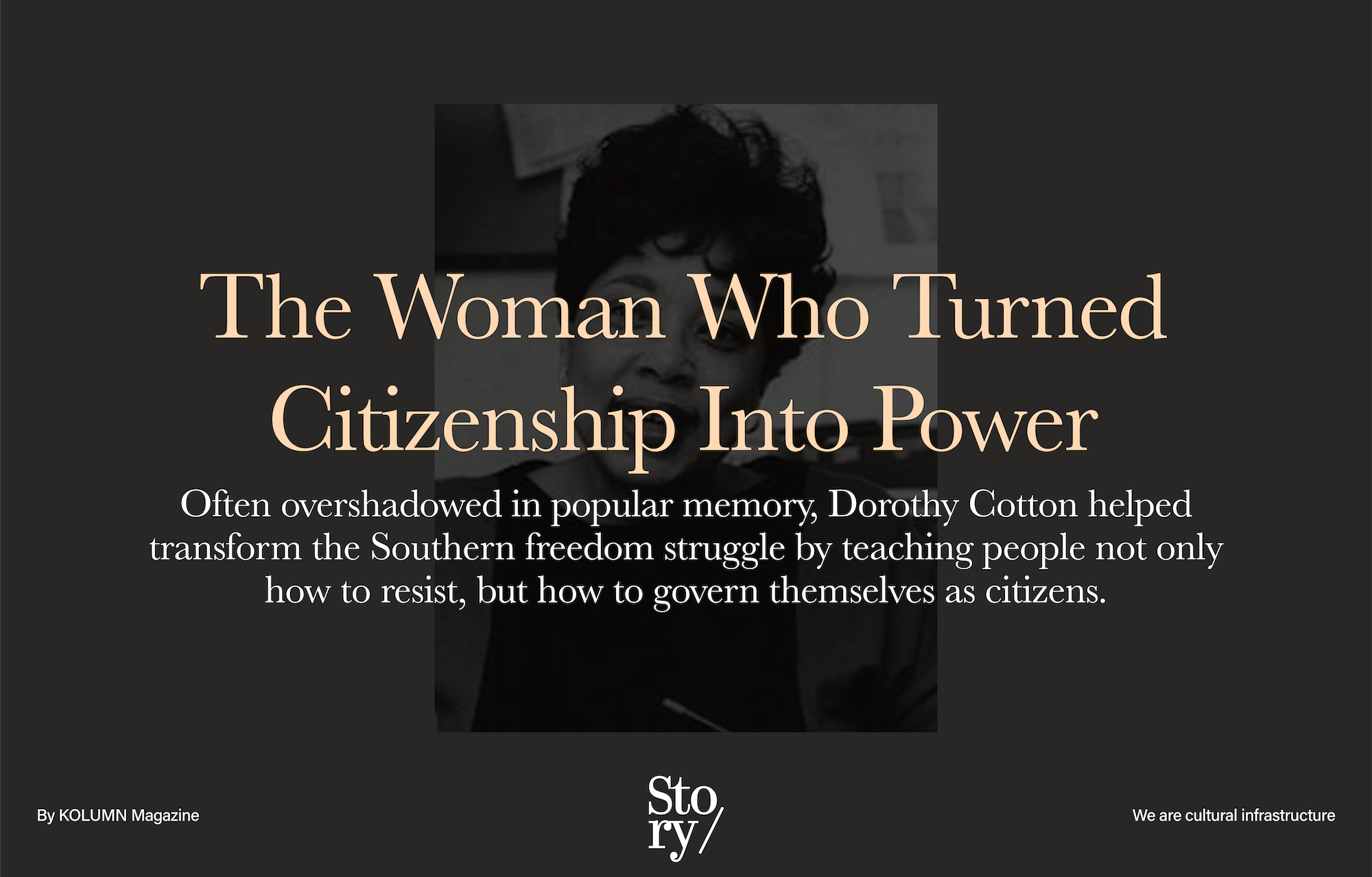 Dorothy Cotton, KOLUMN, African American News, Black News, African American Journalism, Black Journalism, African American History, Black History, African American Art, Black Art, African American Music, Black Music, African American Wealth, Black Wealth, African American Education, Black Education, Historic Black University or College, HBCU