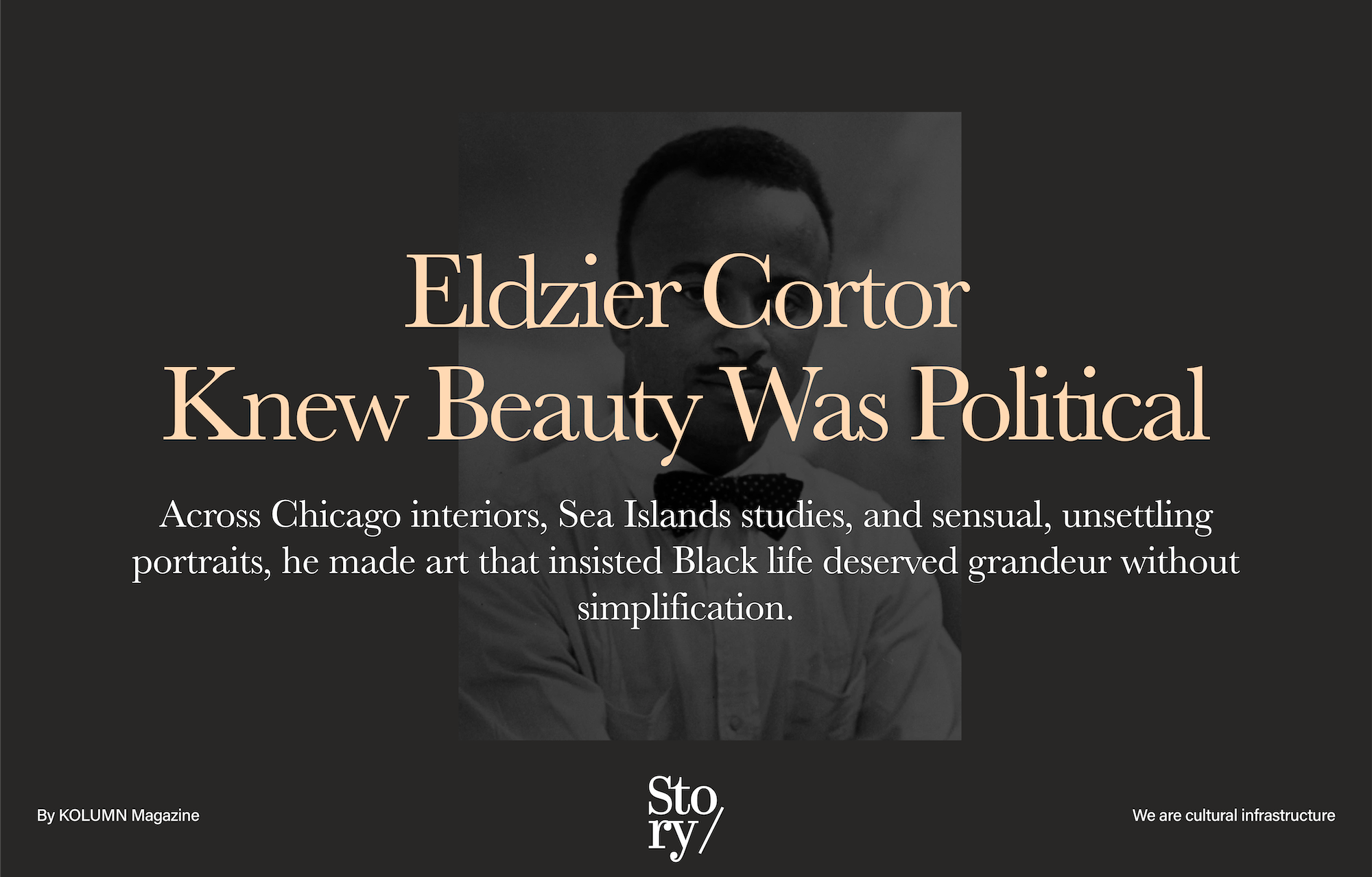 Eldzier Cortor, KOLUMN, African American News, Black News, African American Journalism, Black Journalism, African American History, Black History, African American Art, Black Art, African American Music, Black Music, African American Wealth, Black Wealth, African American Education, Black Education, Historic Black University or College, HBCU