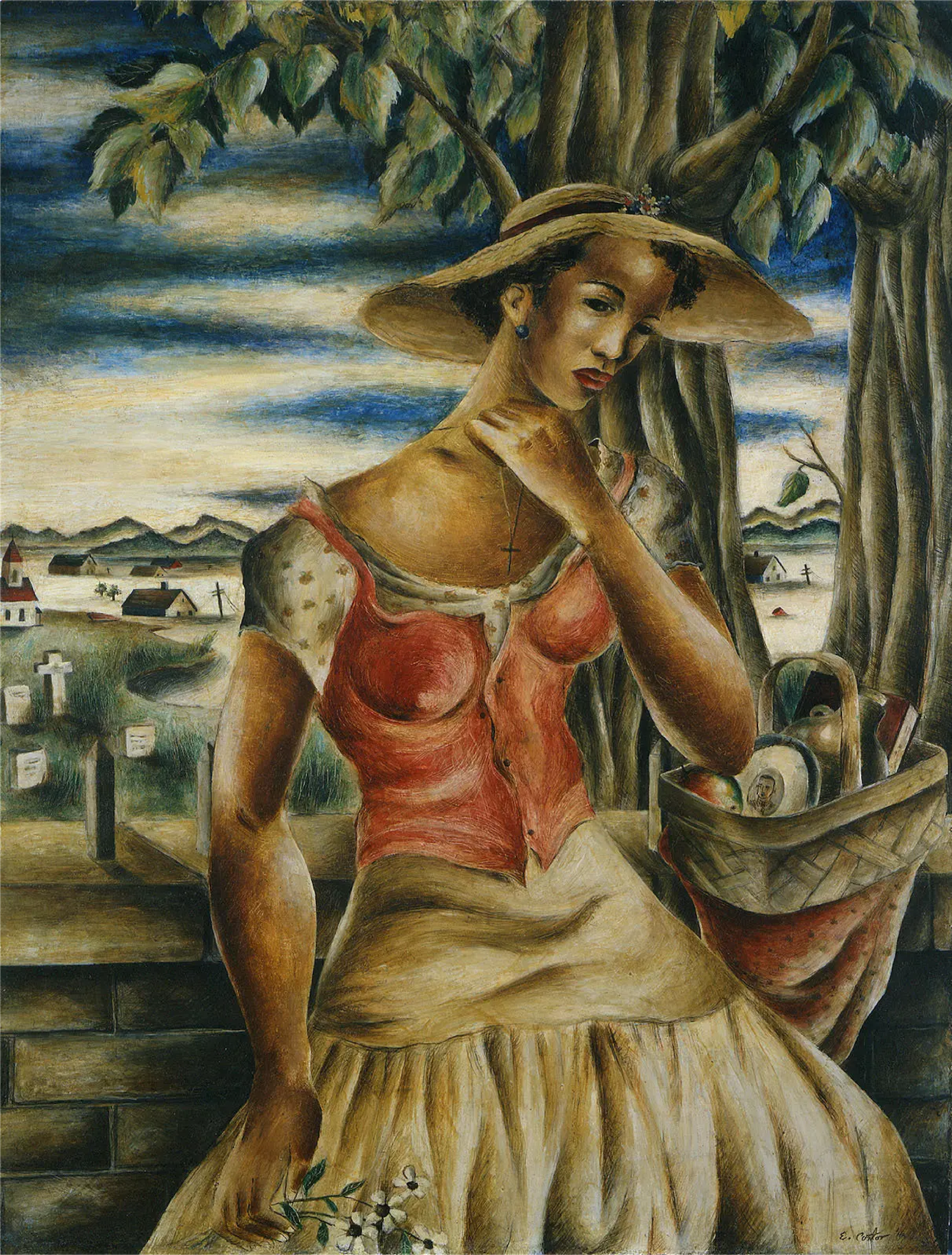 Eldzier Cortor, KOLUMN, African American News, Black News, African American Journalism, Black Journalism, African American History, Black History, African American Art, Black Art, African American Music, Black Music, African American Wealth, Black Wealth, African American Education, Black Education, Historic Black University or College, HBCU