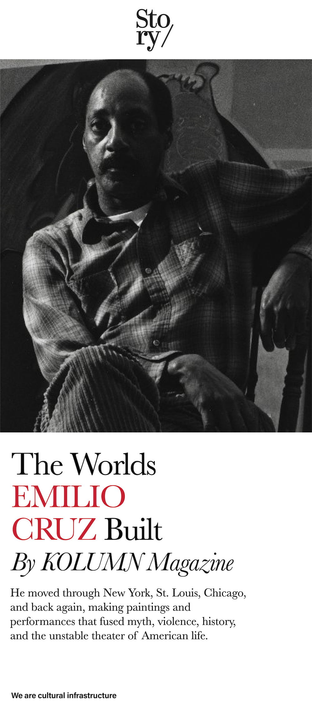 Emilio Cruz, KOLUMN, African American News, Black News, African American Journalism, Black Journalism, African American History, Black History, African American Art, Black Art, African American Music, Black Music, African American Wealth, Black Wealth, African American Education, Black Education, Historic Black University or College, HBCU