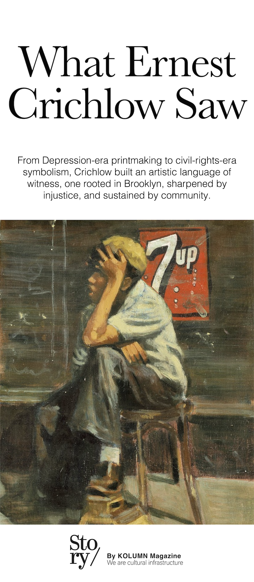 Ernest Crichlow, KOLUMN, African American News, Black News, African American Journalism, Black Journalism, African American History, Black History, African American Art, Black Art, African American Music, Black Music, African American Wealth, Black Wealth, African American Education, Black Education, Historic Black University or College, HBCU