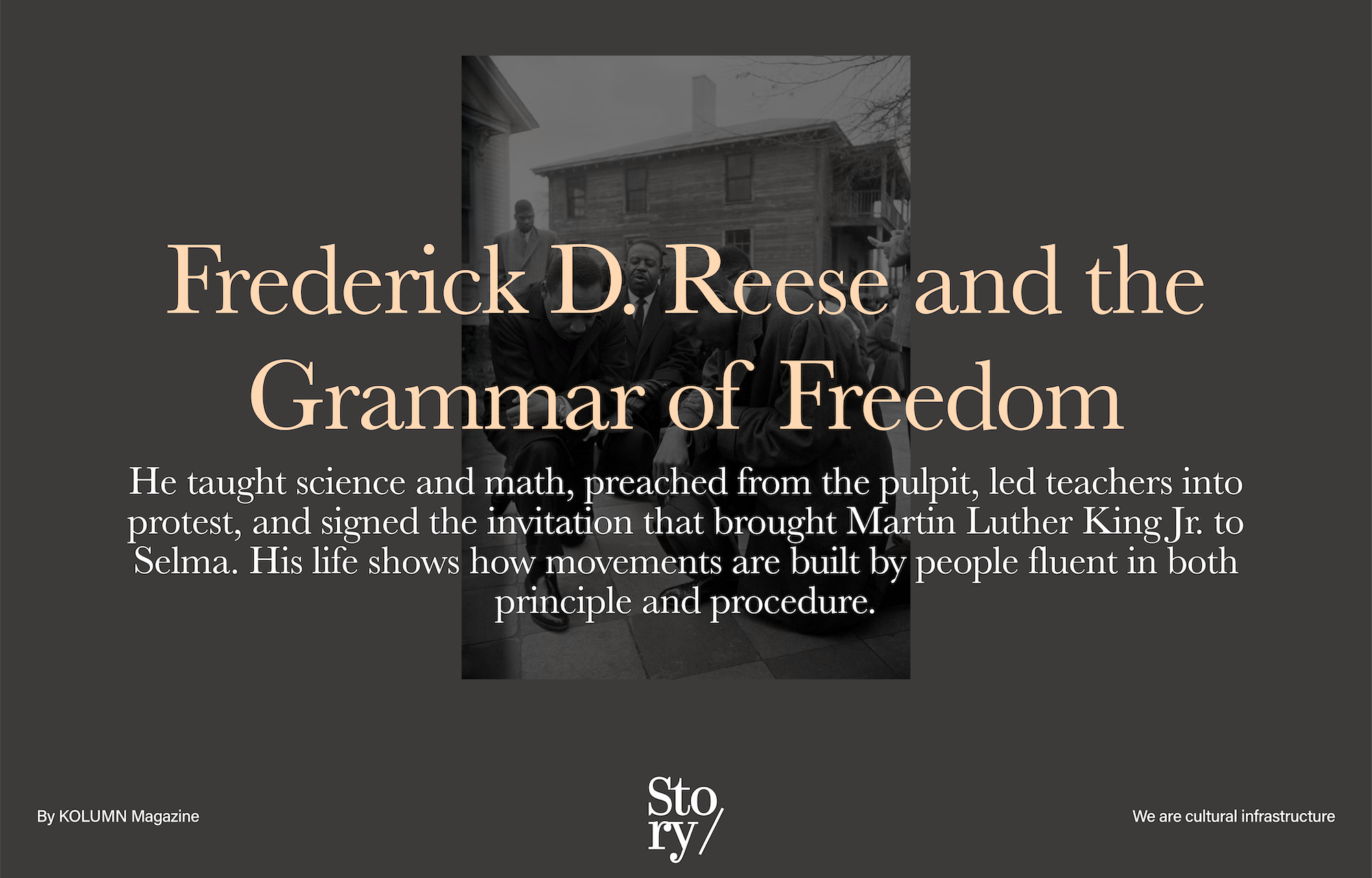 Frederick D. Reese, KOLUMN, African American News, Black News, African American Journalism, Black Journalism, African American History, Black History, African American Art, Black Art, African American Music, Black Music, African American Wealth, Black Wealth, African American Education, Black Education, Historic Black University or College, HBCUv
