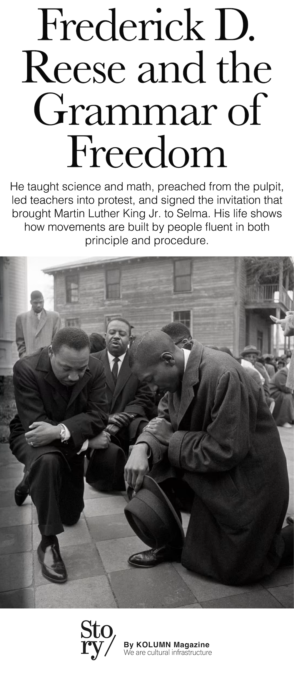 Frederick D. Reese, KOLUMN, African American News, Black News, African American Journalism, Black Journalism, African American History, Black History, African American Art, Black Art, African American Music, Black Music, African American Wealth, Black Wealth, African American Education, Black Education, Historic Black University or College, HBCUv