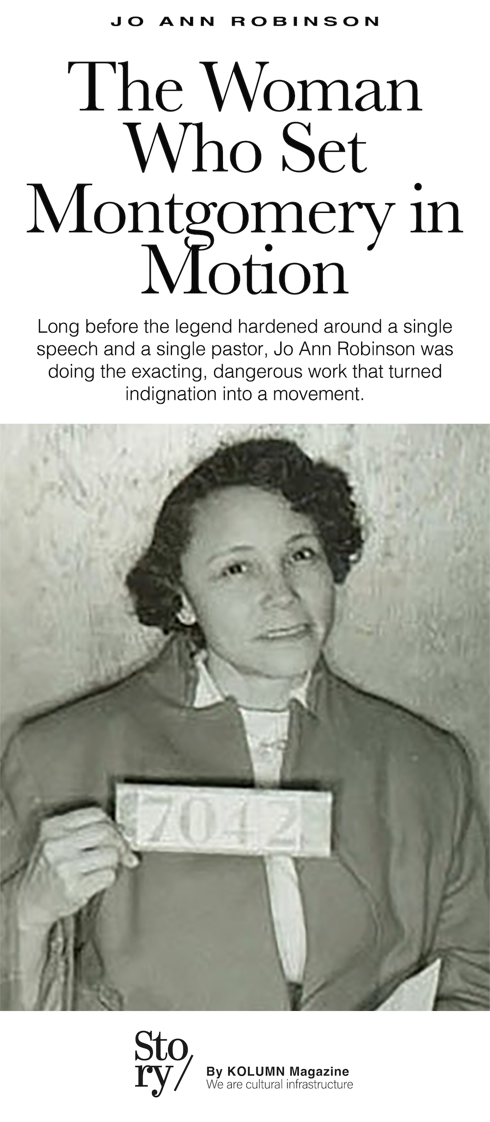 Jo Ann Robinson, KOLUMN, African American News, Black News, African American Journalism, Black Journalism, African American History, Black History, African American Art, Black Art, African American Music, Black Music, African American Wealth, Black Wealth, African American Education, Black Education, Historic Black University or College, HBCUv