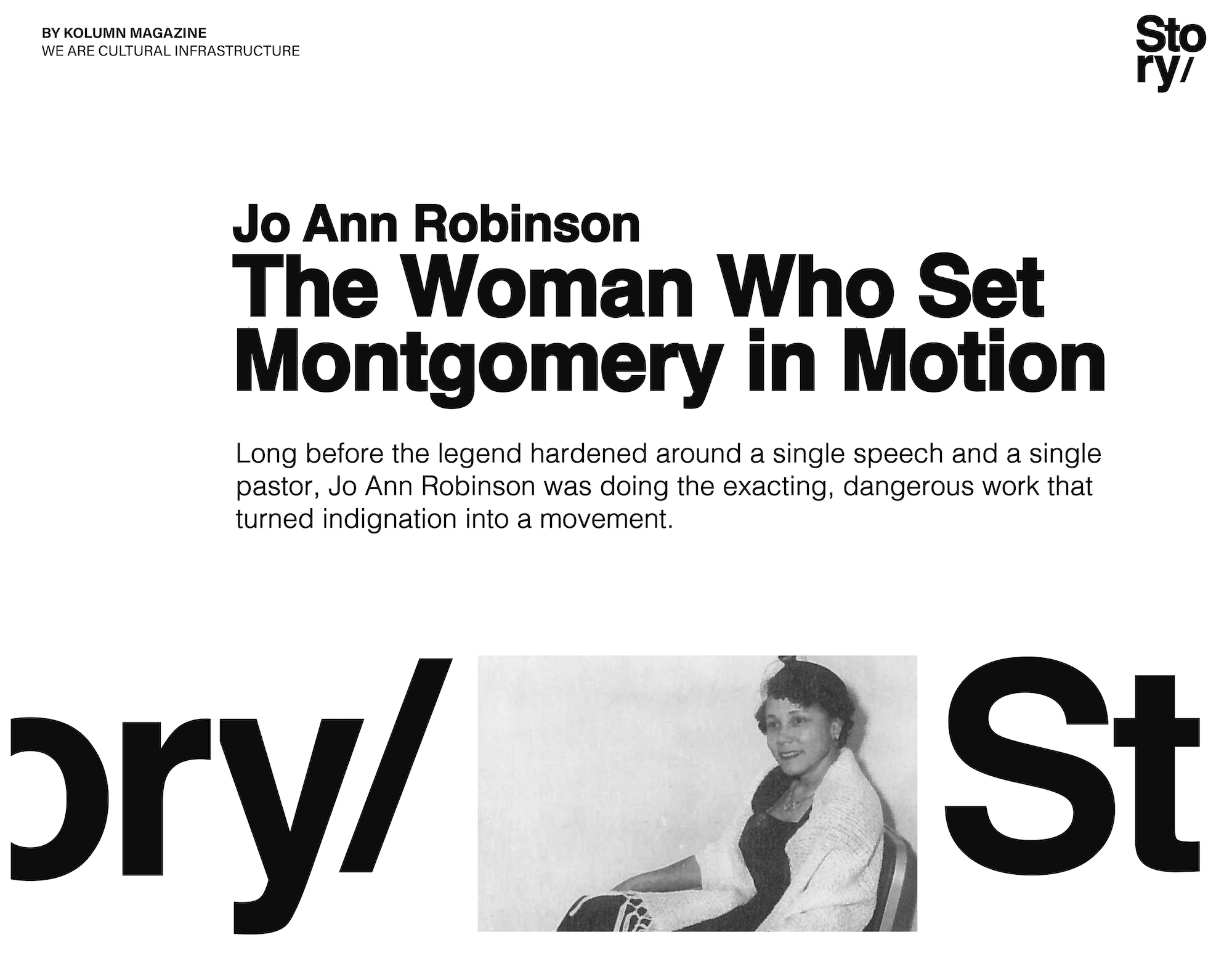 Jo Ann Robinson, KOLUMN, African American News, Black News, African American Journalism, Black Journalism, African American History, Black History, African American Art, Black Art, African American Music, Black Music, African American Wealth, Black Wealth, African American Education, Black Education, Historic Black University or College, HBCU
