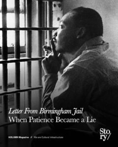 Martin Luther King, Letter From Birmingham Jail, KOLUMN, African American News, Black News, African American Journalism, Black Journalism, African American History, Black History, African American Art, Black Art, African American Music, Black Music, African American Wealth, Black Wealth, African American Education, Black Education, Historic Black University or College, HBCU