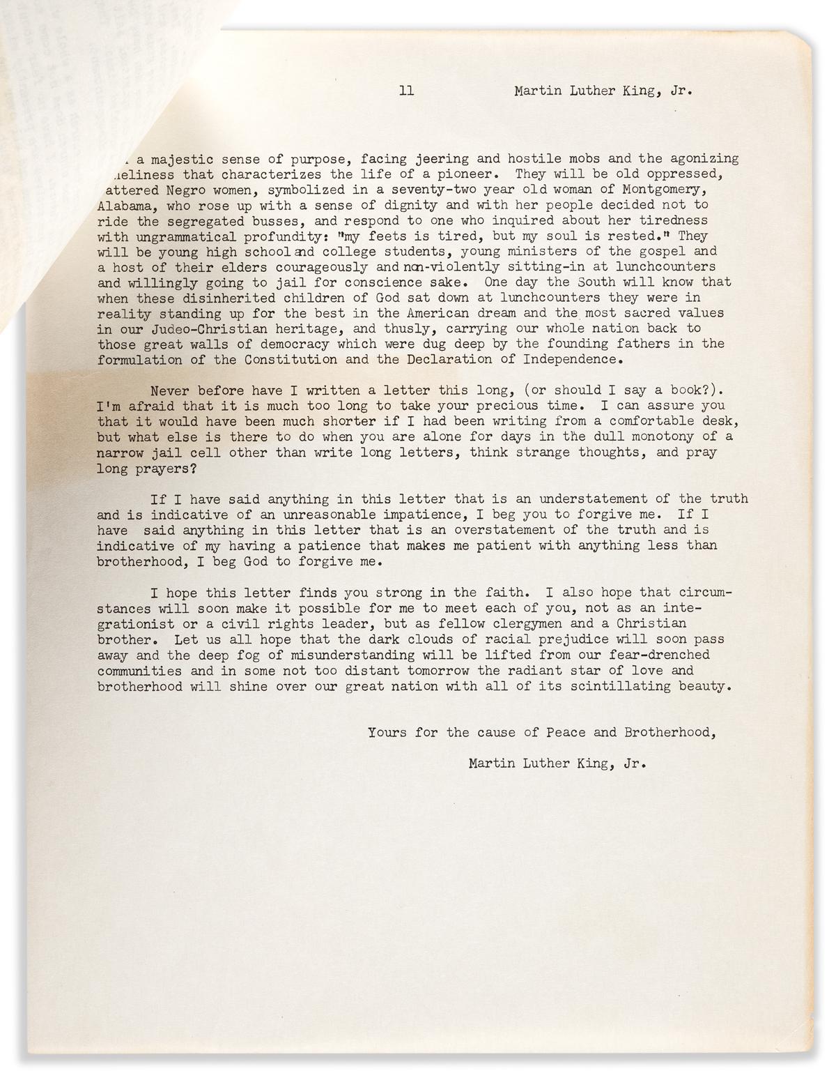 Martin Luther King, Letter From Birmingham Jail, KOLUMN, African American News, Black News, African American Journalism, Black Journalism, African American History, Black History, African American Art, Black Art, African American Music, Black Music, African American Wealth, Black Wealth, African American Education, Black Education, Historic Black University or College, HBCU