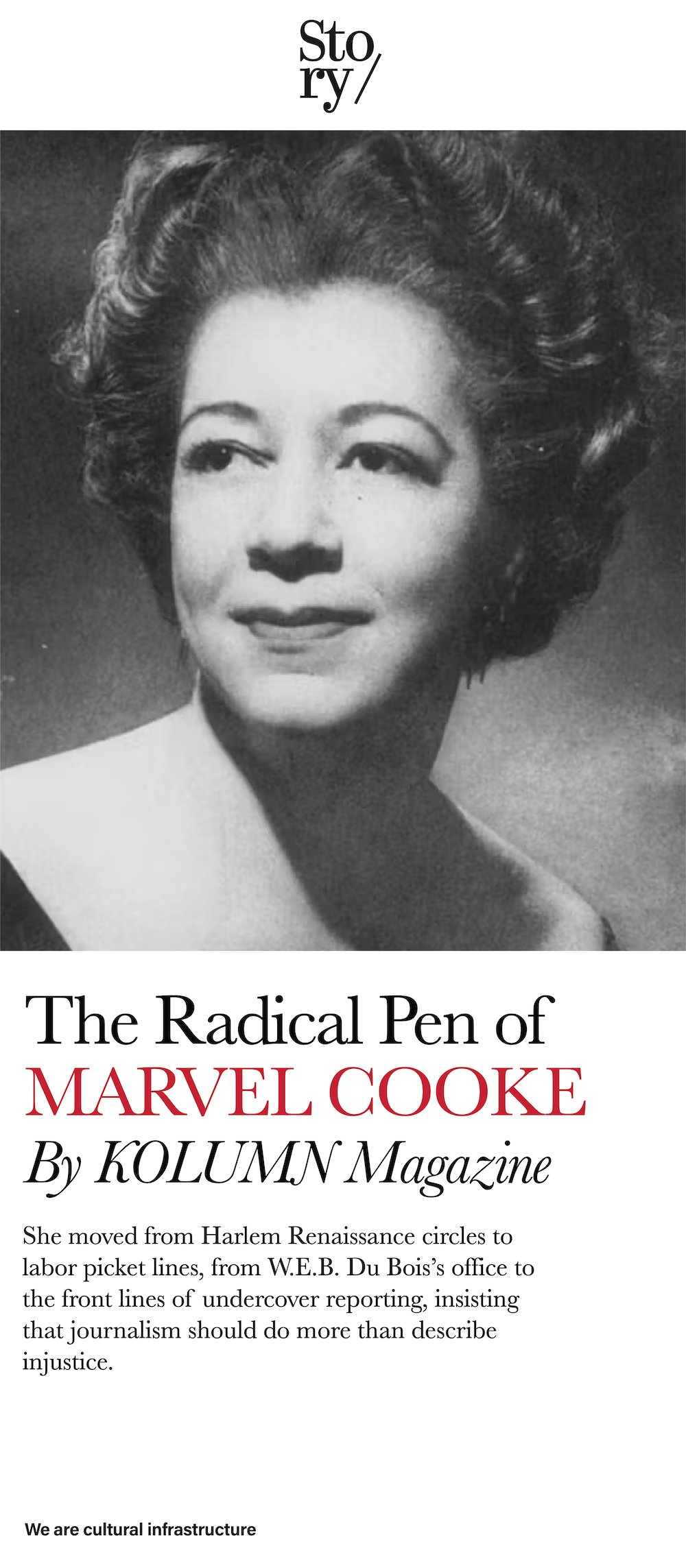 Marvel Cooke, KOLUMN, African American News, Black News, African American Journalism, Black Journalism, African American History, Black History, African American Art, Black Art, African American Music, Black Music, African American Wealth, Black Wealth, African American Education, Black Education, Historic Black University or College, HBCU