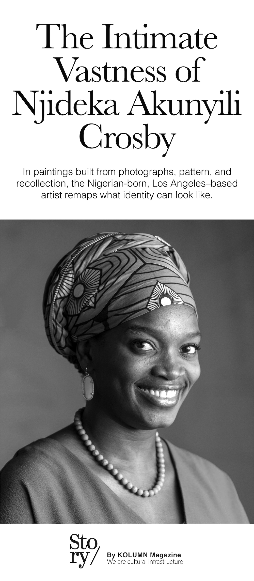 Njideka Akunyili Crosby, KOLUMN, African American News, Black News, African American Journalism, Black Journalism, African American History, Black History, African American Art, Black Art, African American Music, Black Music, African American Wealth, Black Wealth, African American Education, Black Education, Historic Black University or College, HBCU