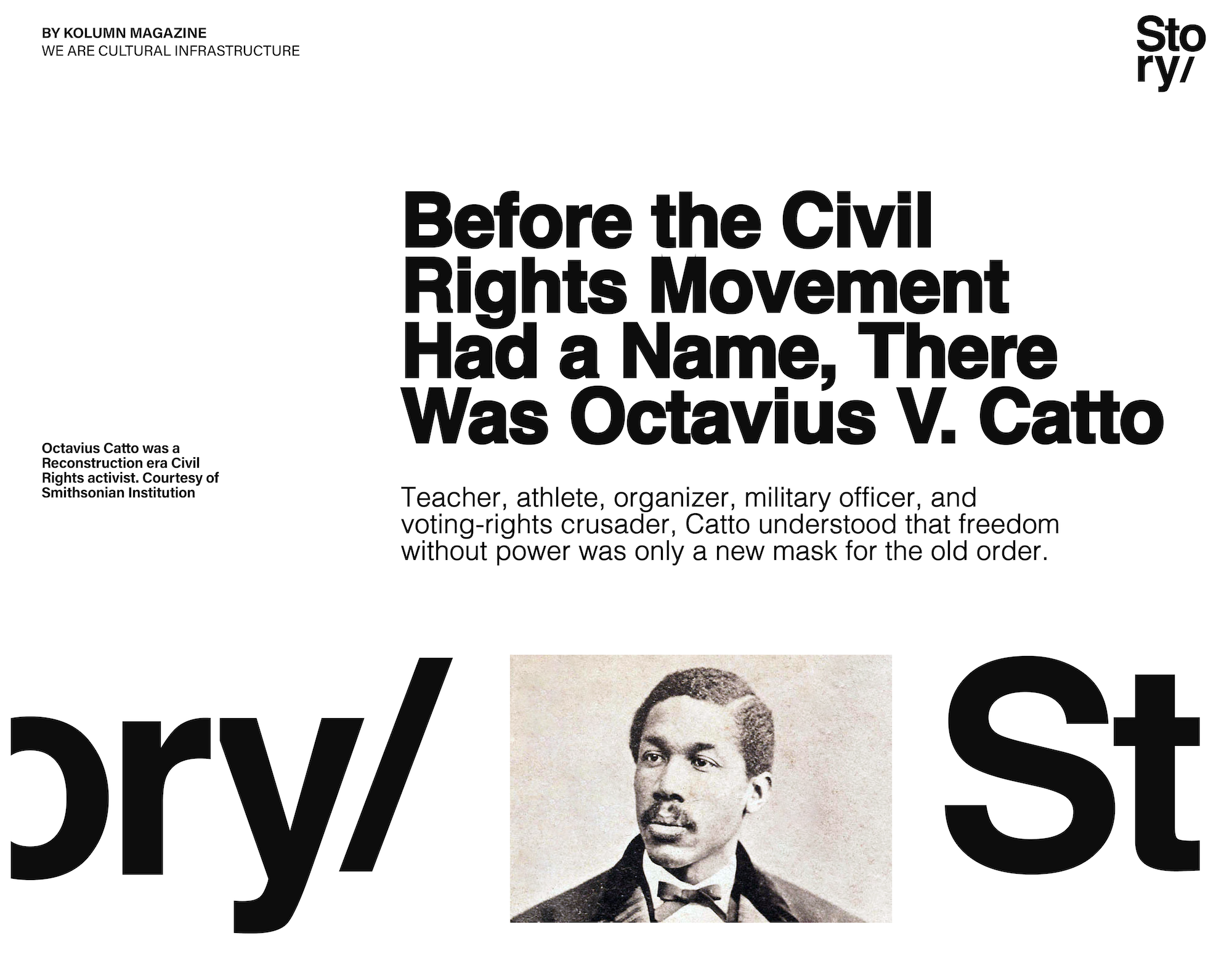 Octavius V Catto, KOLUMN, African American News, Black News, African American Journalism, Black Journalism, African American History, Black History, African American Art, Black Art, African American Music, Black Music, African American Wealth, Black Wealth, African American Education, Black Education, Historic Black University or College, HBCU