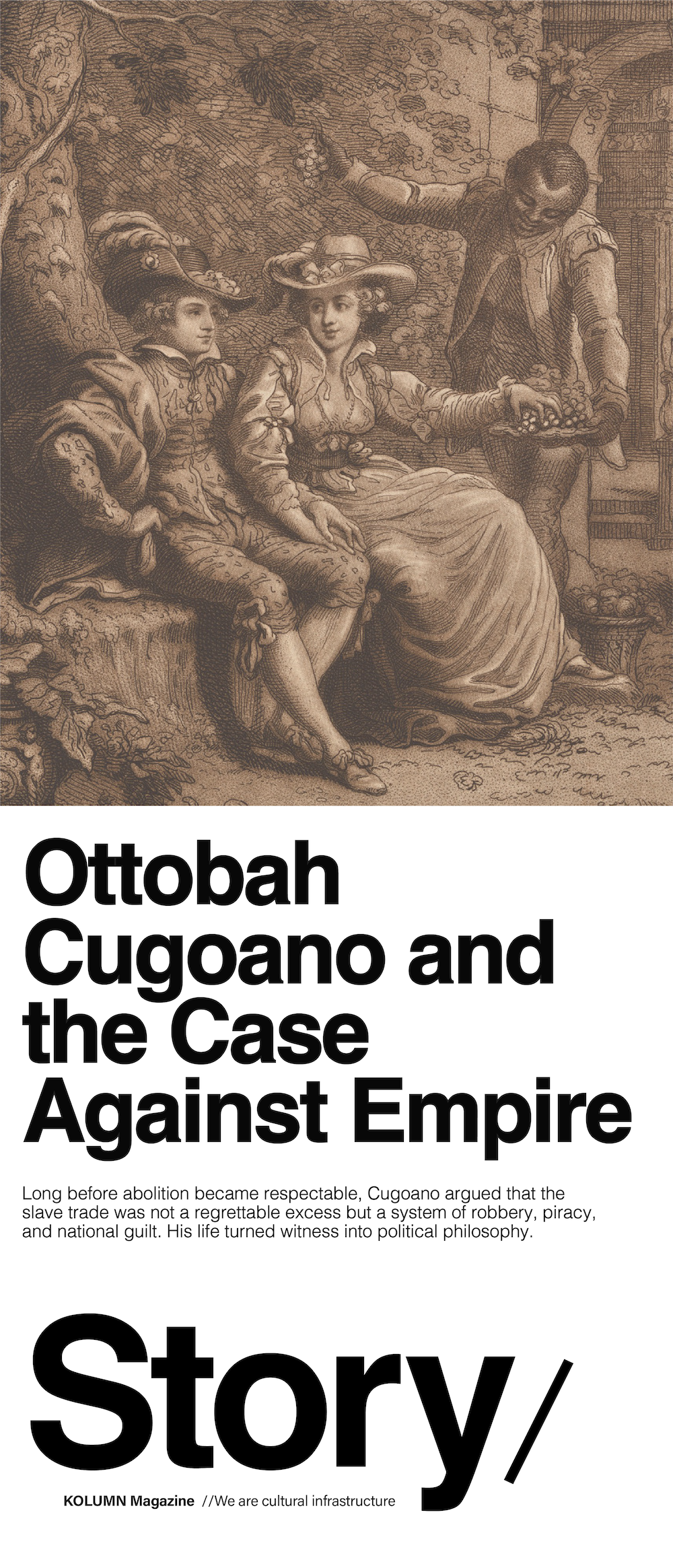 Ottobah Cugoano, KOLUMN, African American News, Black News, African American Journalism, Black Journalism, African American History, Black History, African American Art, Black Art, African American Music, Black Music, African American Wealth, Black Wealth, African American Education, Black Education, Historic Black University or College, HBCU