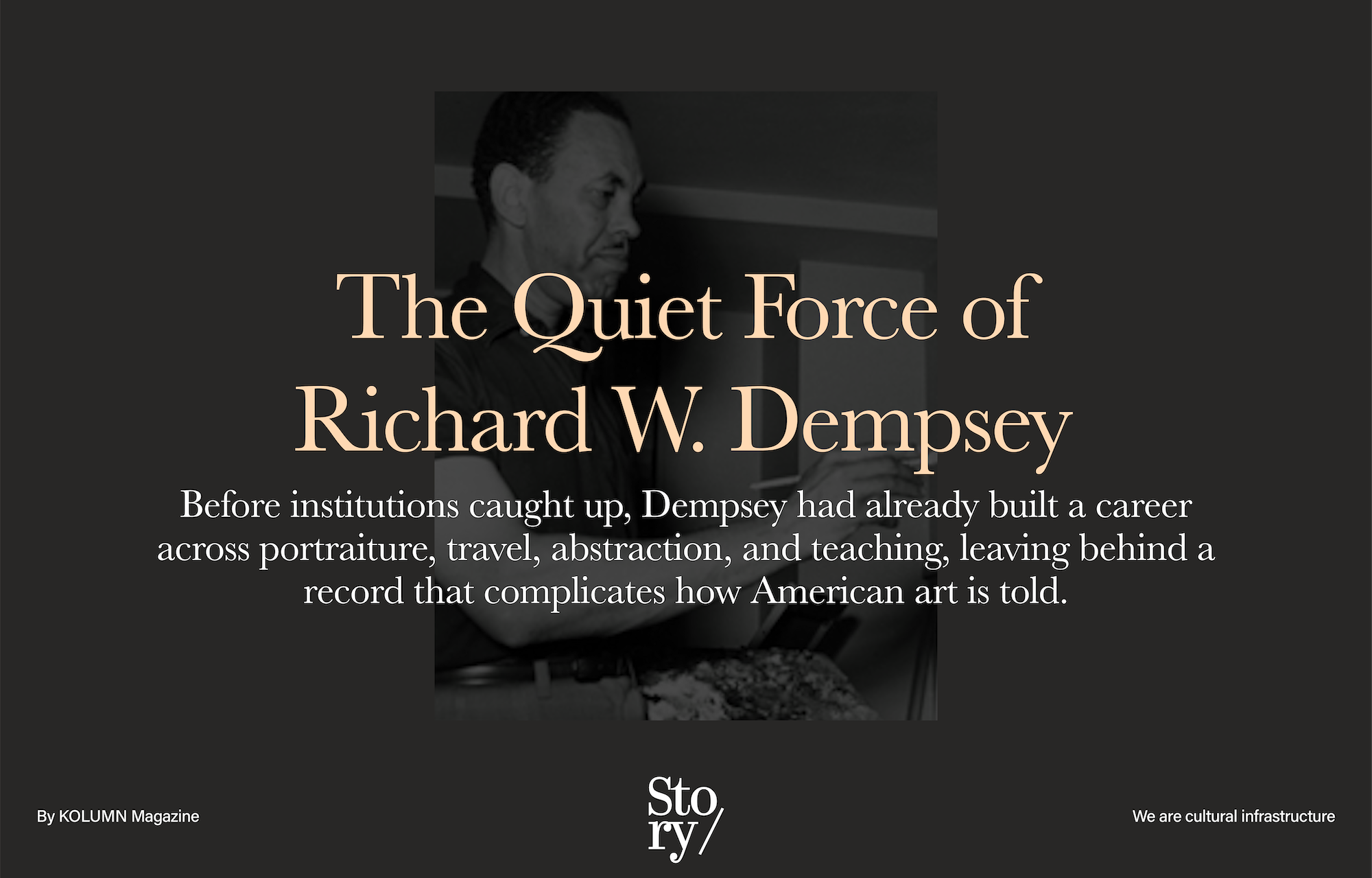 Richard W Dempsey, KOLUMN, African American News, Black News, African American Journalism, Black Journalism, African American History, Black History, African American Art, Black Art, African American Music, Black Music, African American Wealth, Black Wealth, African American Education, Black Education, Historic Black University or College, HBCU