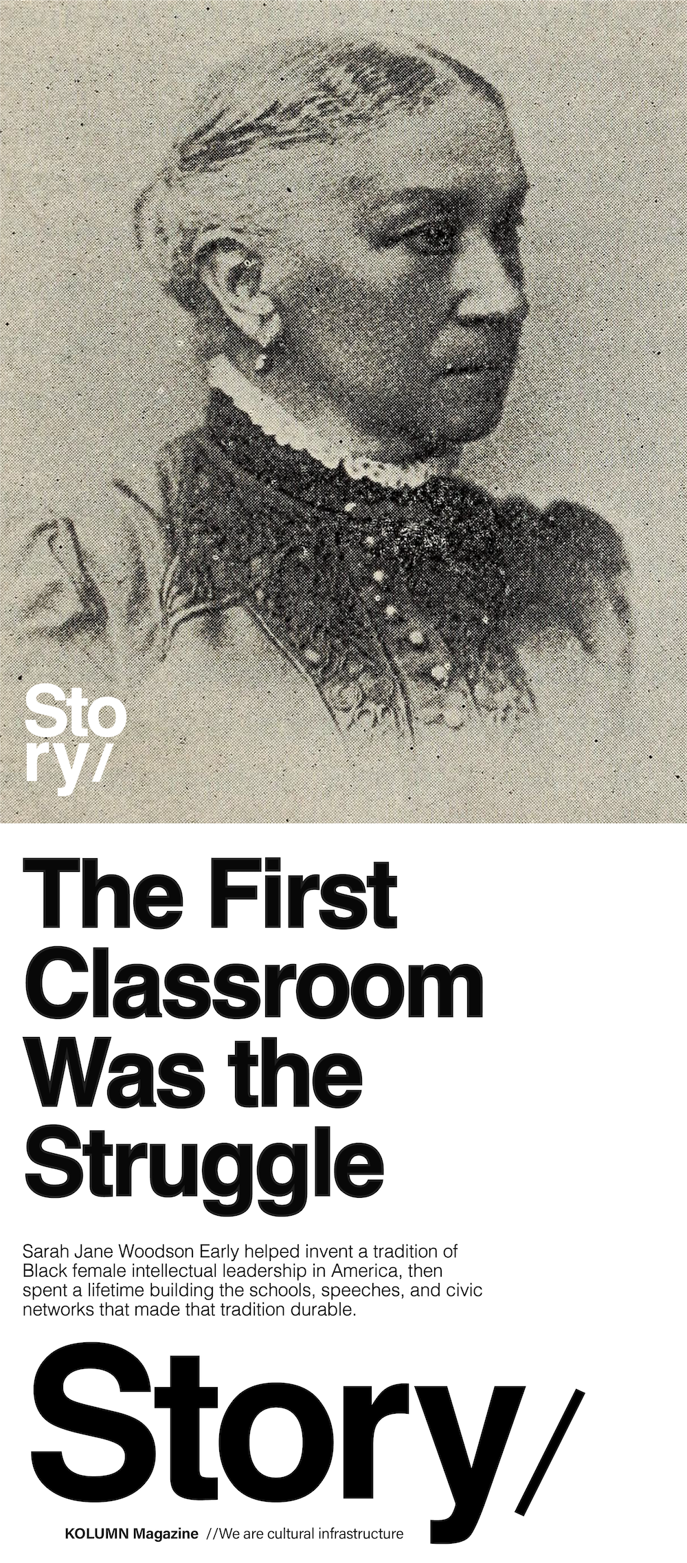 Sarah Jane Woodson Early, Sarah Early, KOLUMN, African American News, Black News, African American Journalism, Black Journalism, African American History, Black History, African American Art, Black Art, African American Music, Black Music, African American Wealth, Black Wealth, African American Education, Black Education, Historic Black University or College, HBCU