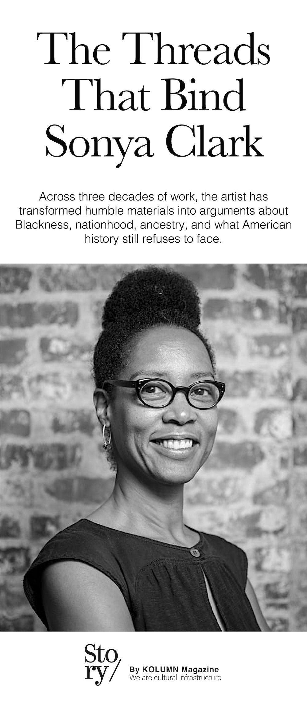 Sonya Clark, KOLUMN, African American News, Black News, African American Journalism, Black Journalism, African American History, Black History, African American Art, Black Art, African American Music, Black Music, African American Wealth, Black Wealth, African American Education, Black Education, Historic Black University or College, HBCU