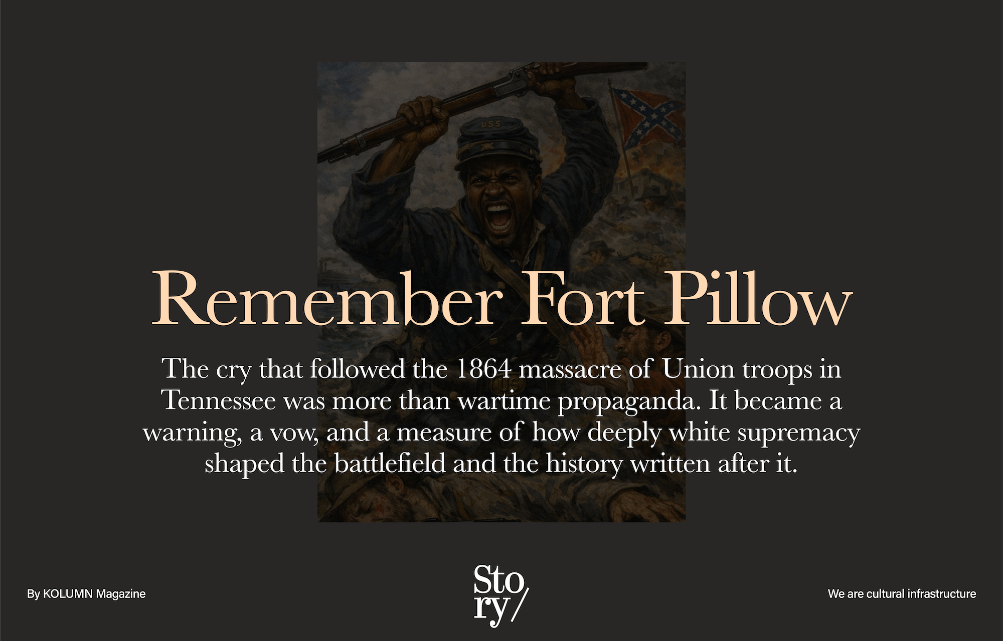 The Fort Pillow Massacre 1864, KOLUMN, African American News, Black News, African American Journalism, Black Journalism, African American History, Black History, African American Art, Black Art, African American Music, Black Music, African American Wealth, Black Wealth, African American Education, Black Education, Historic Black University or College, HBCU