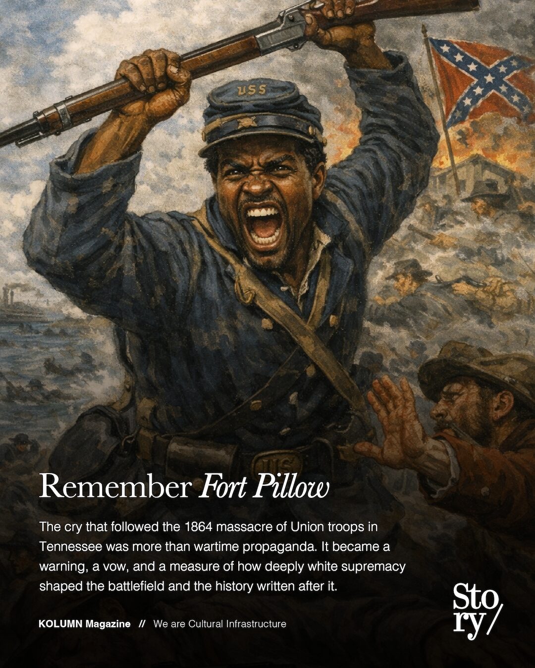 The Fort Pillow Massacre 1864, KOLUMN, African American News, Black News, African American Journalism, Black Journalism, African American History, Black History, African American Art, Black Art, African American Music, Black Music, African American Wealth, Black Wealth, African American Education, Black Education, Historic Black University or College, HBCU