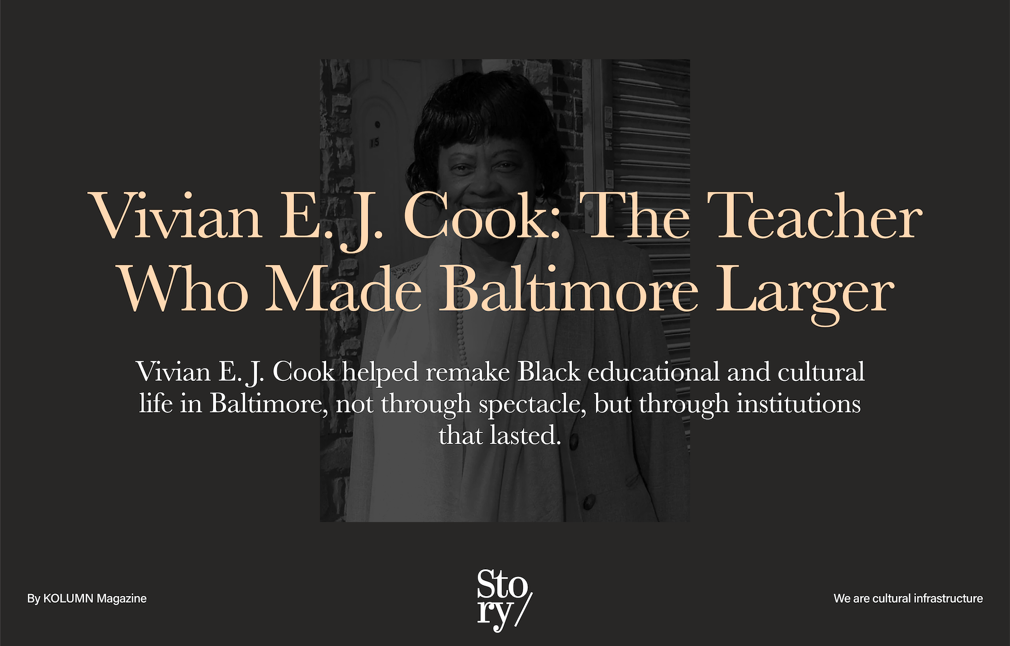 Vivian E. J. Cook, KOLUMN, African American News, Black News, African American Journalism, Black Journalism, African American History, Black History, African American Art, Black Art, African American Music, Black Music, African American Wealth, Black Wealth, African American Education, Black Education, Historic Black University or College, HBCU