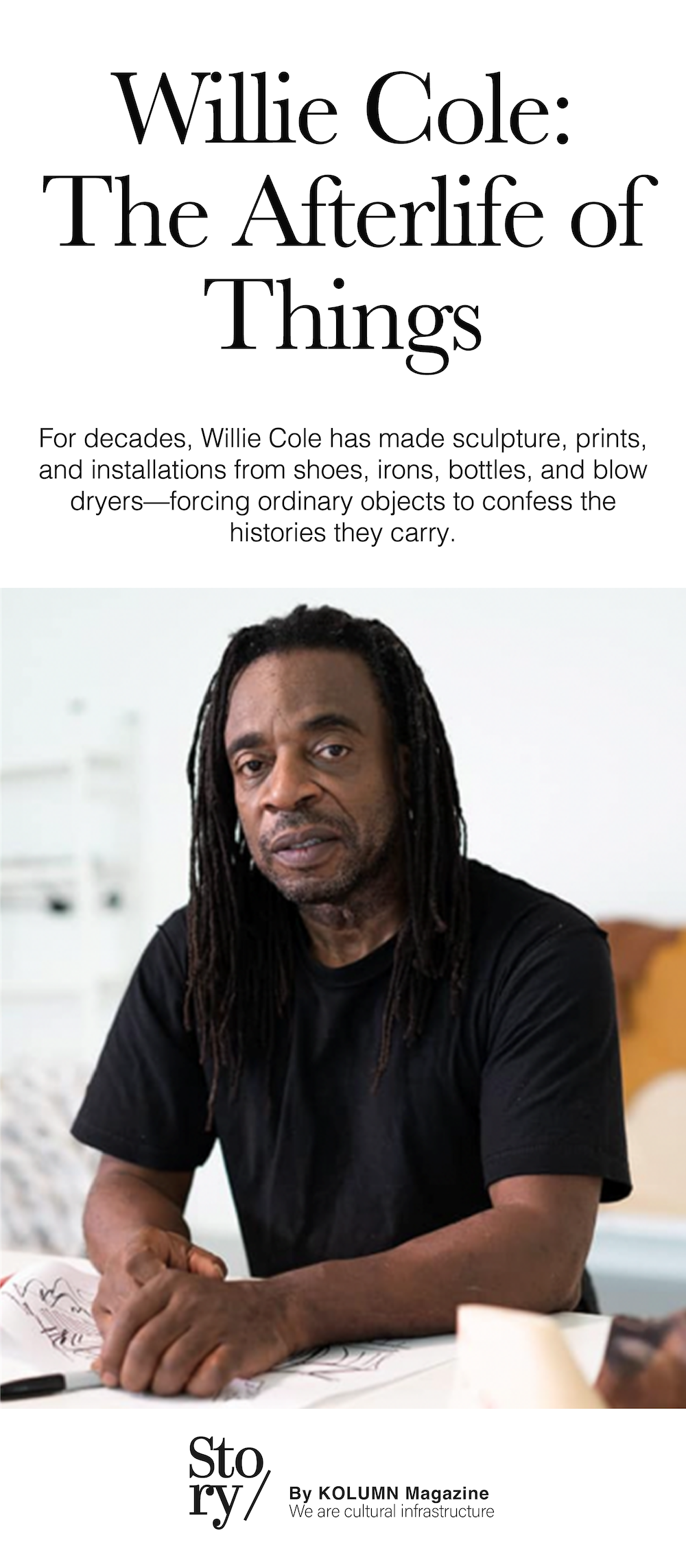 Willie Cole, KOLUMN, African American News, Black News, African American Journalism, Black Journalism, African American History, Black History, African American Art, Black Art, African American Music, Black Music, African American Wealth, Black Wealth, African American Education, Black Education, Historic Black University or College, HBCU