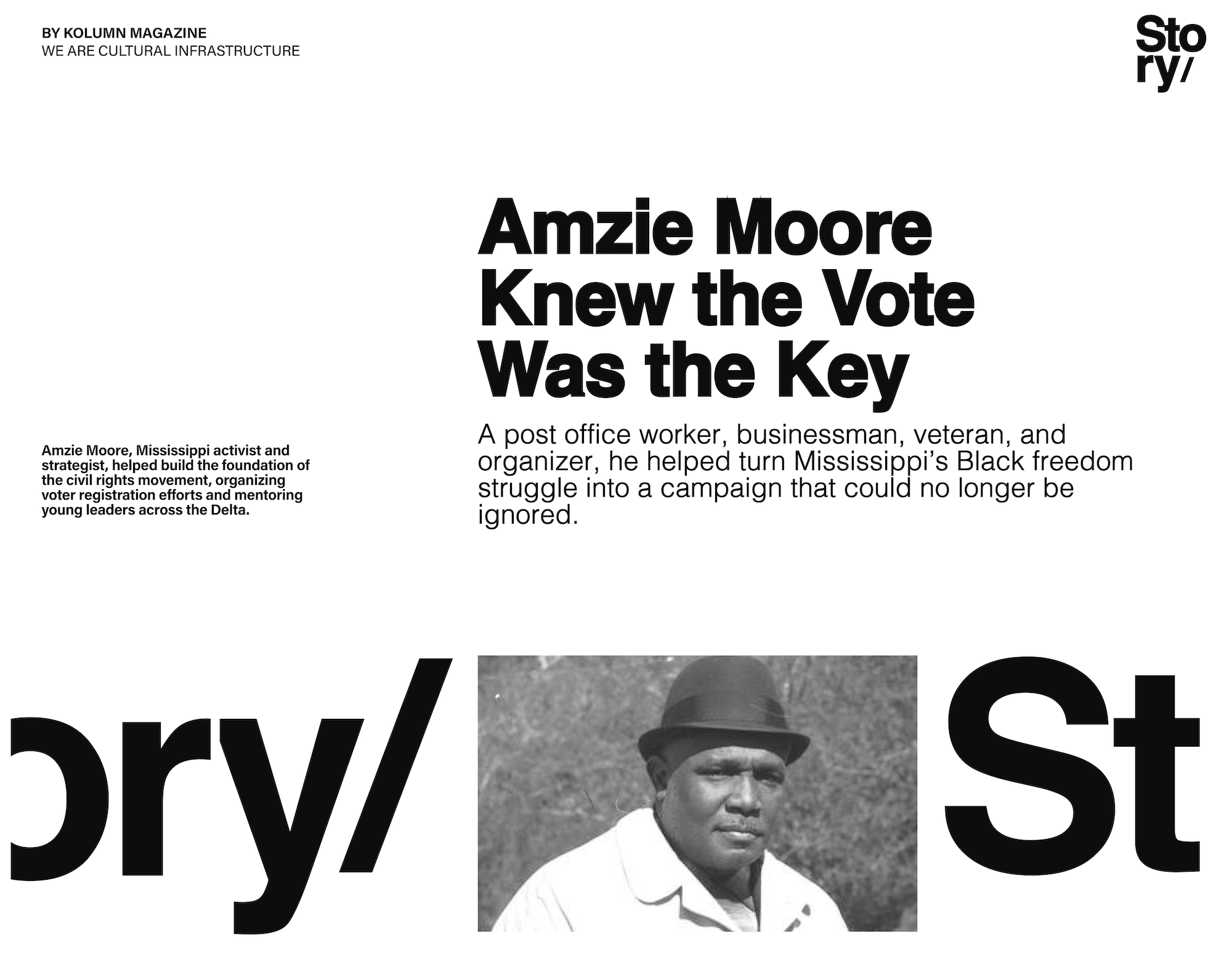 Amzie Moore, KOLUMN, African American News, Black News, African American Journalism, Black Journalism, African American History, Black History, African American Art, Black Art, African American Music, Black Music, African American Wealth, Black Wealth, African American Education, Black Education, Historic Black University or College, HBCU