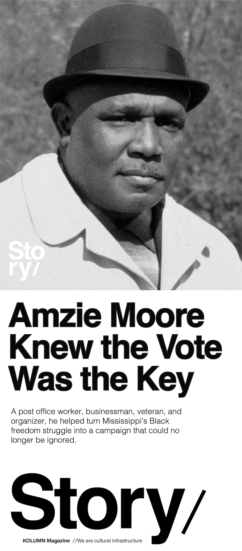 Amzie Moore, KOLUMN, African American News, Black News, African American Journalism, Black Journalism, African American History, Black History, African American Art, Black Art, African American Music, Black Music, African American Wealth, Black Wealth, African American Education, Black Education, Historic Black University or College, HBCU