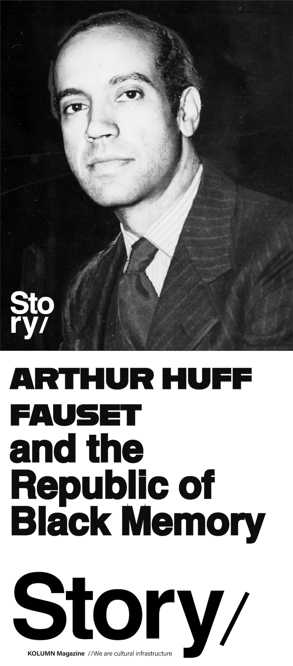 Arthur Huff Fauset, KOLUMN, African American News, Black News, African American Journalism, Black Journalism, African American History, Black History, African American Art, Black Art, African American Music, Black Music, African American Wealth, Black Wealth, African American Education, Black Education, Historic Black University or College, HBCU