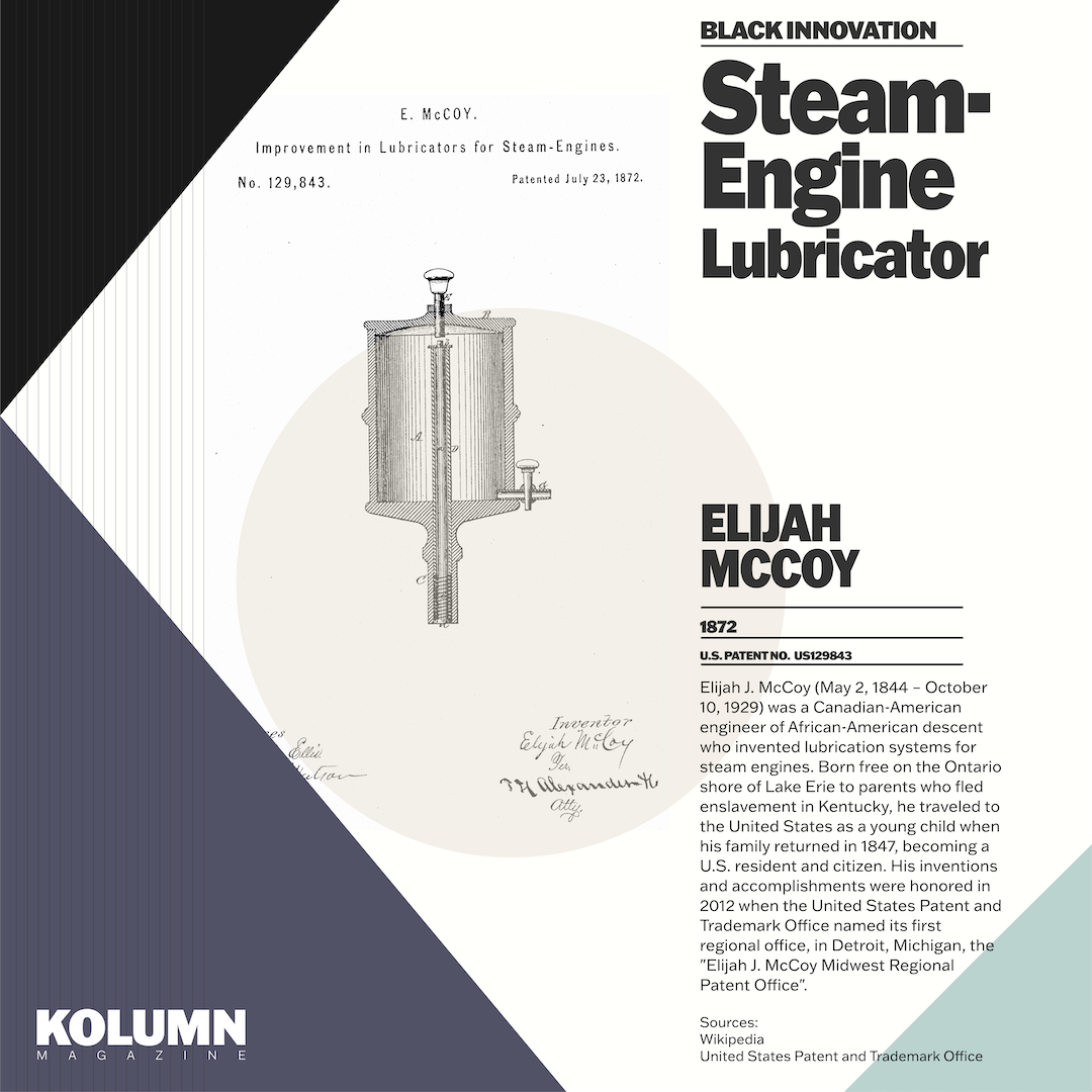 Elijah McCoy, KOLUMN, African American News, Black News, African American Journalism, Black Journalism, African American History, Black History, African American Art, Black Art, African American Music, Black Music, African American Wealth, Black Wealth, African American Education, Black Education, Historic Black University or College, HBCU