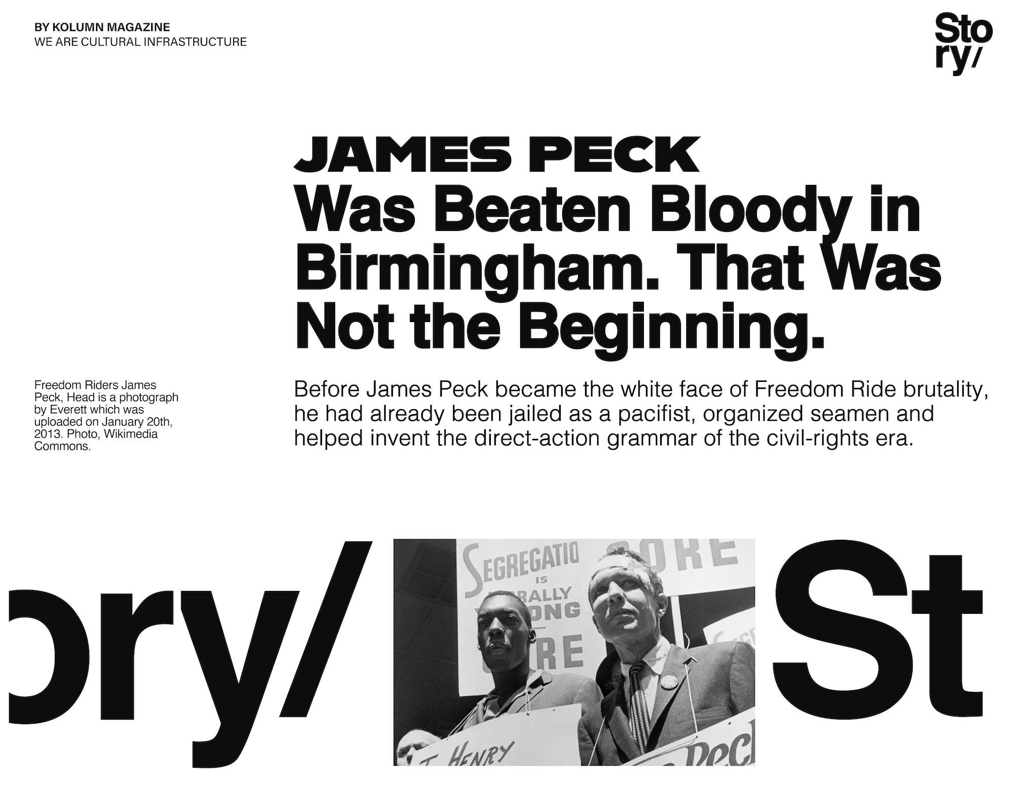 James Peck, KOLUMN, African American News, Black News, African American Journalism, Black Journalism, African American History, Black History, African American Art, Black Art, African American Music, Black Music, African American Wealth, Black Wealth, African American Education, Black Education, Historic Black University or College, HBCU