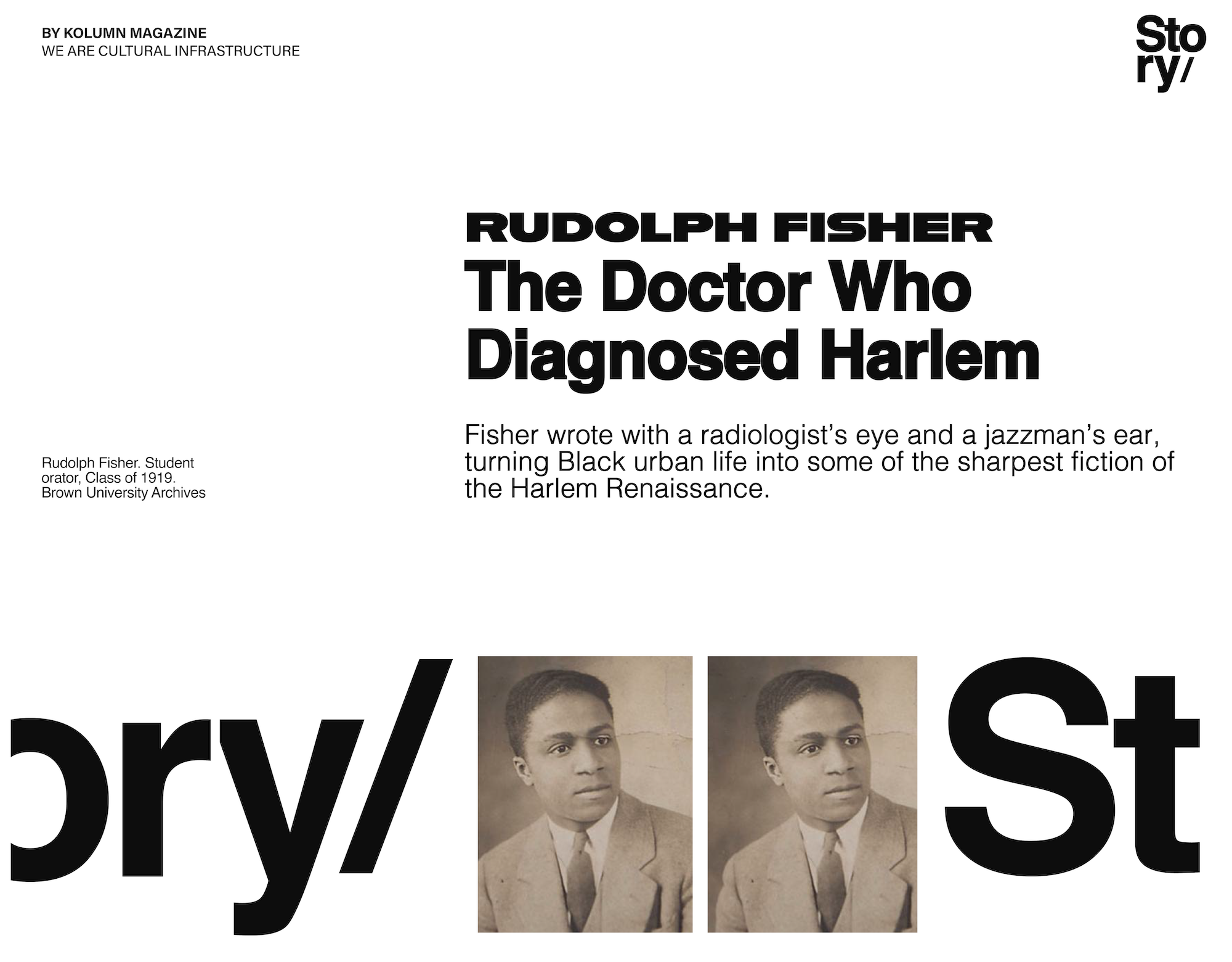 Rudolph Fisher, KOLUMN, African American News, Black News, African American Journalism, Black Journalism, African American History, Black History, African American Art, Black Art, African American Music, Black Music, African American Wealth, Black Wealth, African American Education, Black Education, Historic Black University or College, HBCU