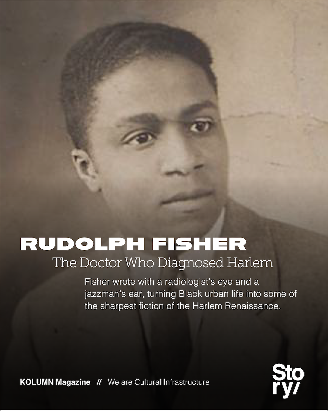 Rudolph Fisher, KOLUMN, African American News, Black News, African American Journalism, Black Journalism, African American History, Black History, African American Art, Black Art, African American Music, Black Music, African American Wealth, Black Wealth, African American Education, Black Education, Historic Black University or College, HBCU