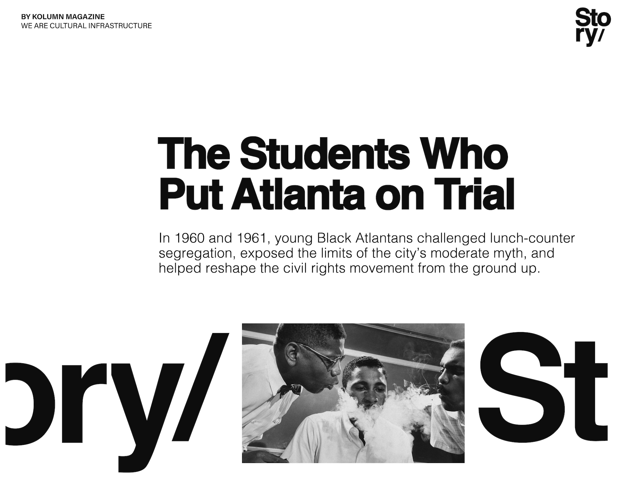 Atlanta Sit-Ins, KOLUMN, Cultural Infrastructure, African American News, Black News, African American Journalism, Black Journalism, African American History, Black History, African American Art, Black Art, African American Music, Black Music, African American Wealth, Black Wealth, African American Education, Black Education, Historic Black University or College, HBCU