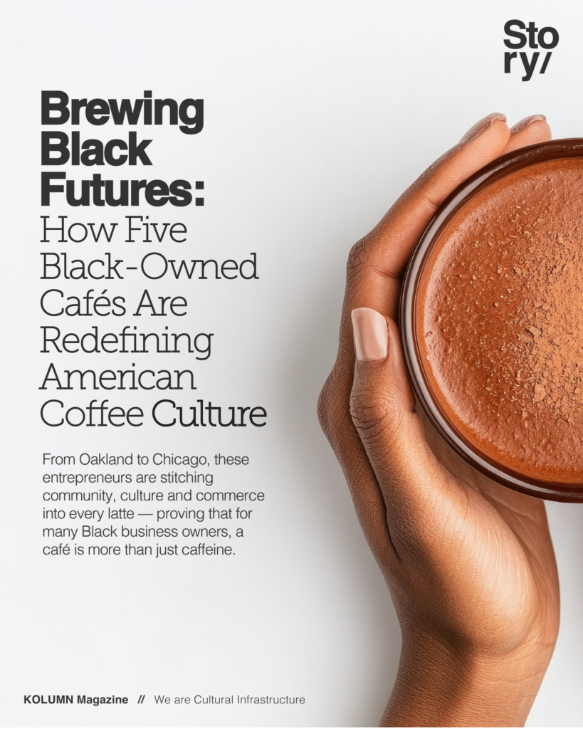 Black Owned Coffee Shops, Black Owned Cafes, KOLUMN, Cultural Infrastructure, African American News, Black News, African American Journalism, Black Journalism, African American History, Black History, African American Art, Black Art, African American Music, Black Music, African American Wealth, Black Wealth, African American Education, Black Education, Historic Black University or College, HBCU