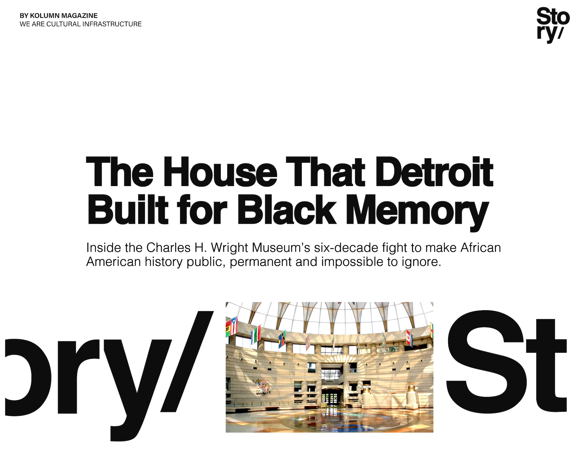 Charles Wright Museum, KOLUMN, Cultural Infrastructure, African American News, Black News, African American Journalism, Black Journalism, African American History, Black History, African American Art, Black Art, African American Music, Black Music, African American Wealth, Black Wealth, African American Education, Black Education, Historic Black University or College, HBCU