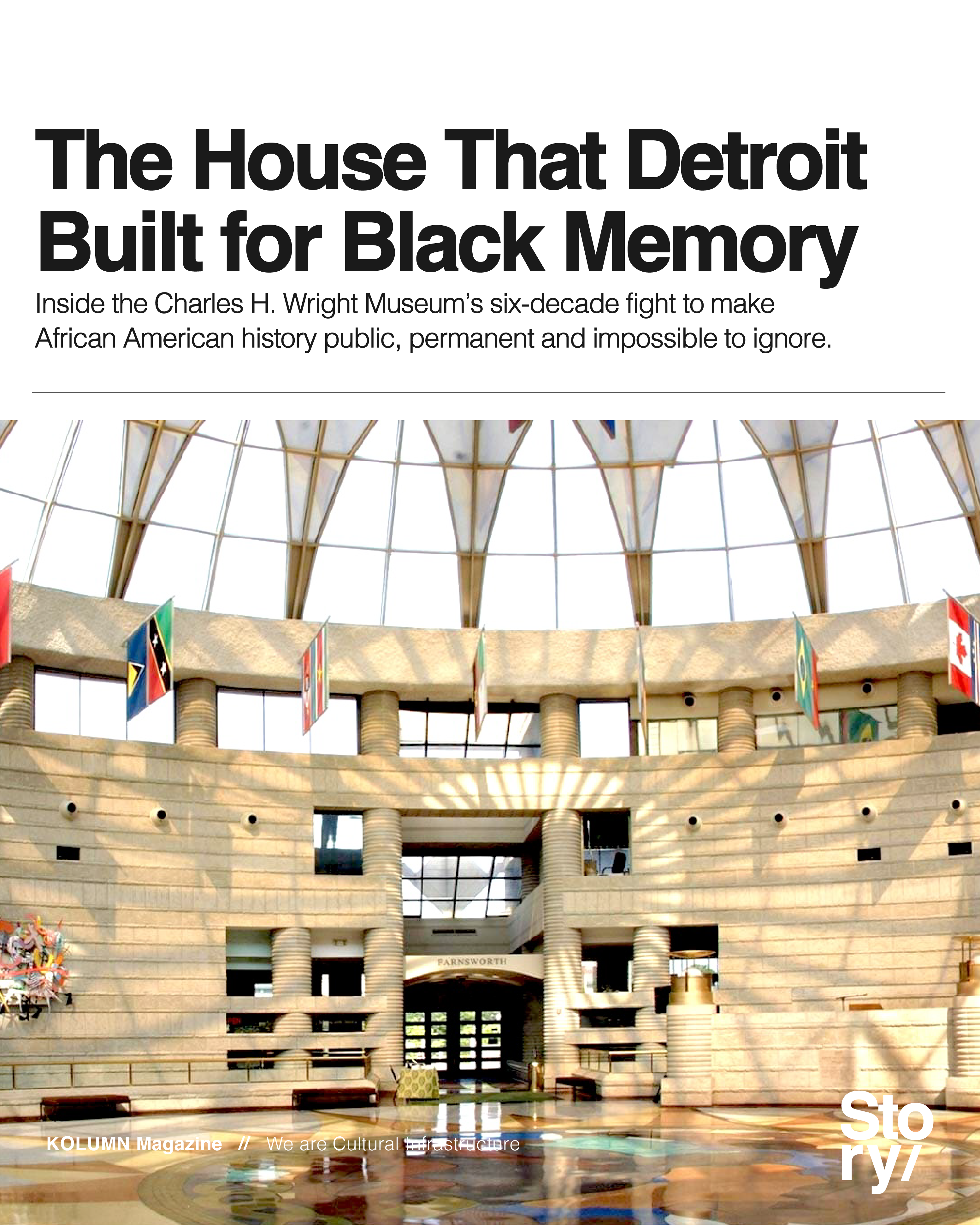 Charles Wright Museum, KOLUMN, Cultural Infrastructure, African American News, Black News, African American Journalism, Black Journalism, African American History, Black History, African American Art, Black Art, African American Music, Black Music, African American Wealth, Black Wealth, African American Education, Black Education, Historic Black University or College, HBCU