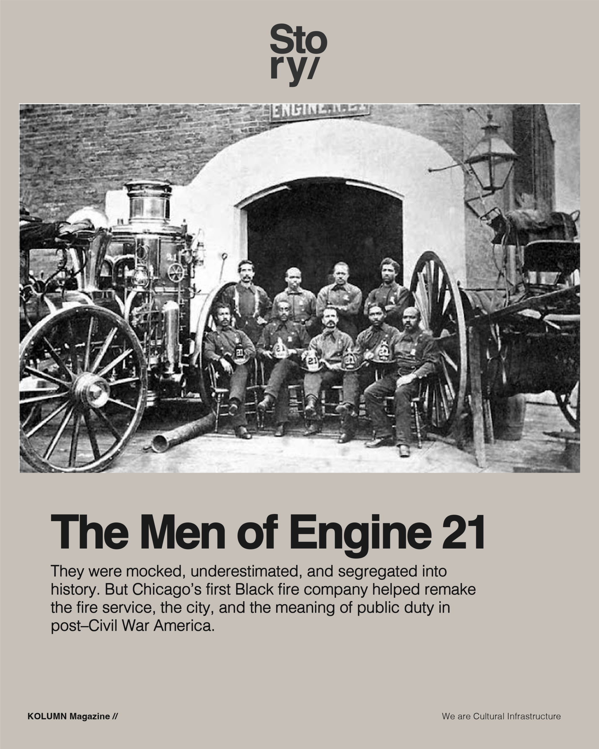 Engine Company 21, Chicago Fire Department, Black Fire Department, KOLUMN, Cultural Infrastructure, African American News, Black News, African American Journalism, Black Journalism, African American History, Black History, African American Art, Black Art, African American Music, Black Music, African American Wealth, Black Wealth, African American Education, Black Education, Historic Black University or College, HBCU