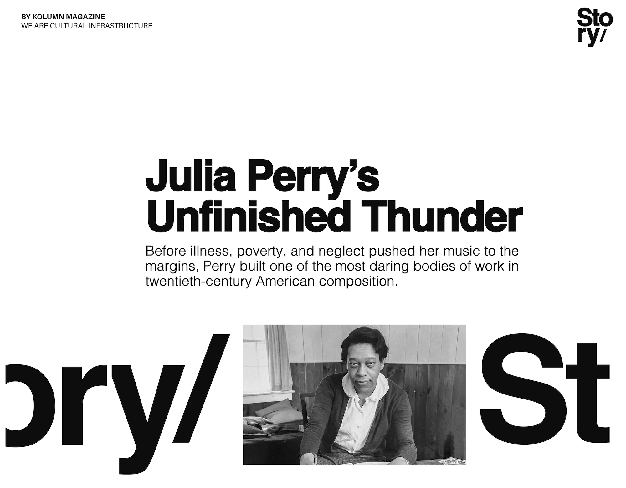 Julia Perry, KOLUMN, Cultural Infrastructure, African American News, Black News, African American Journalism, Black Journalism, African American History, Black History, African American Art, Black Art, African American Music, Black Music, African American Wealth, Black Wealth, African American Education, Black Education, Historic Black University or College, HBCU