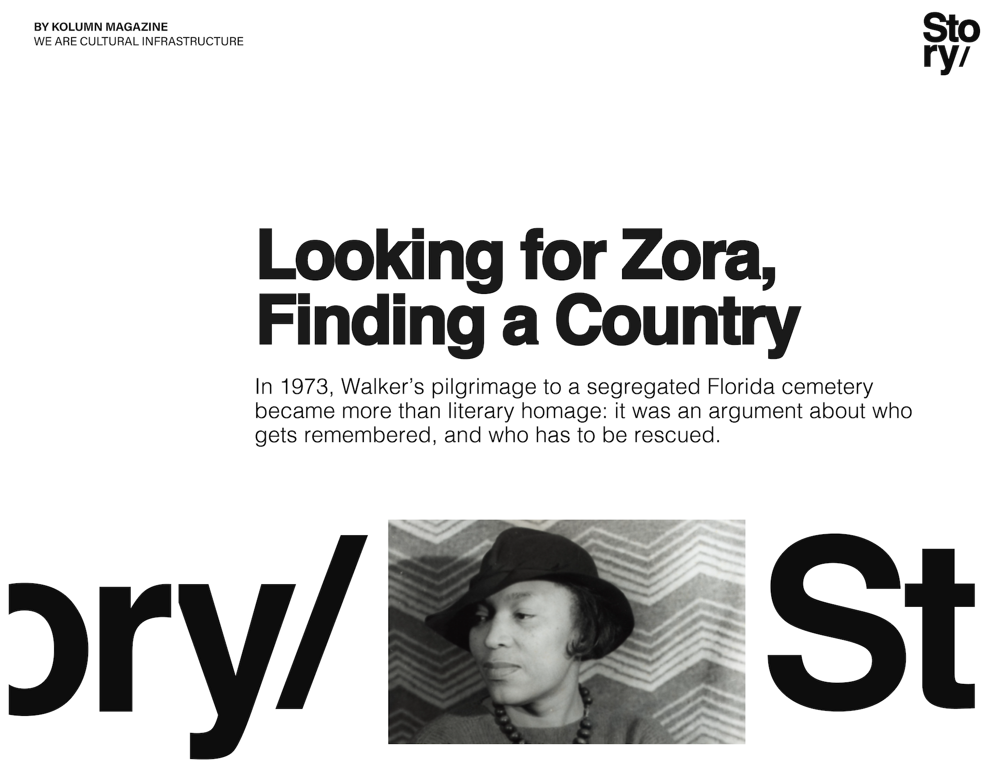 Zora Neale Hurston, KOLUMN, KOLUMN Magazine, Cultural Infrastructure, African American News, Black News, African American Journalism, Black Journalism, African American History, Black History, African American Art, Black Art, African American Music, Black Music, African American Wealth, Black Wealth, African American Education, Black Education, Historic Black University or College, HBCU