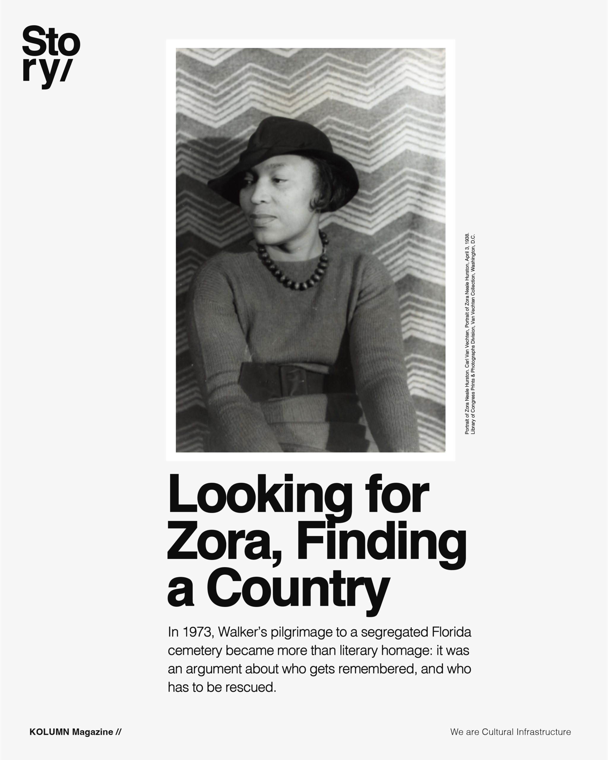 Zora Neale Hurston, KOLUMN, KOLUMN Magazine, Cultural Infrastructure, African American News, Black News, African American Journalism, Black Journalism, African American History, Black History, African American Art, Black Art, African American Music, Black Music, African American Wealth, Black Wealth, African American Education, Black Education, Historic Black University or College, HBCU