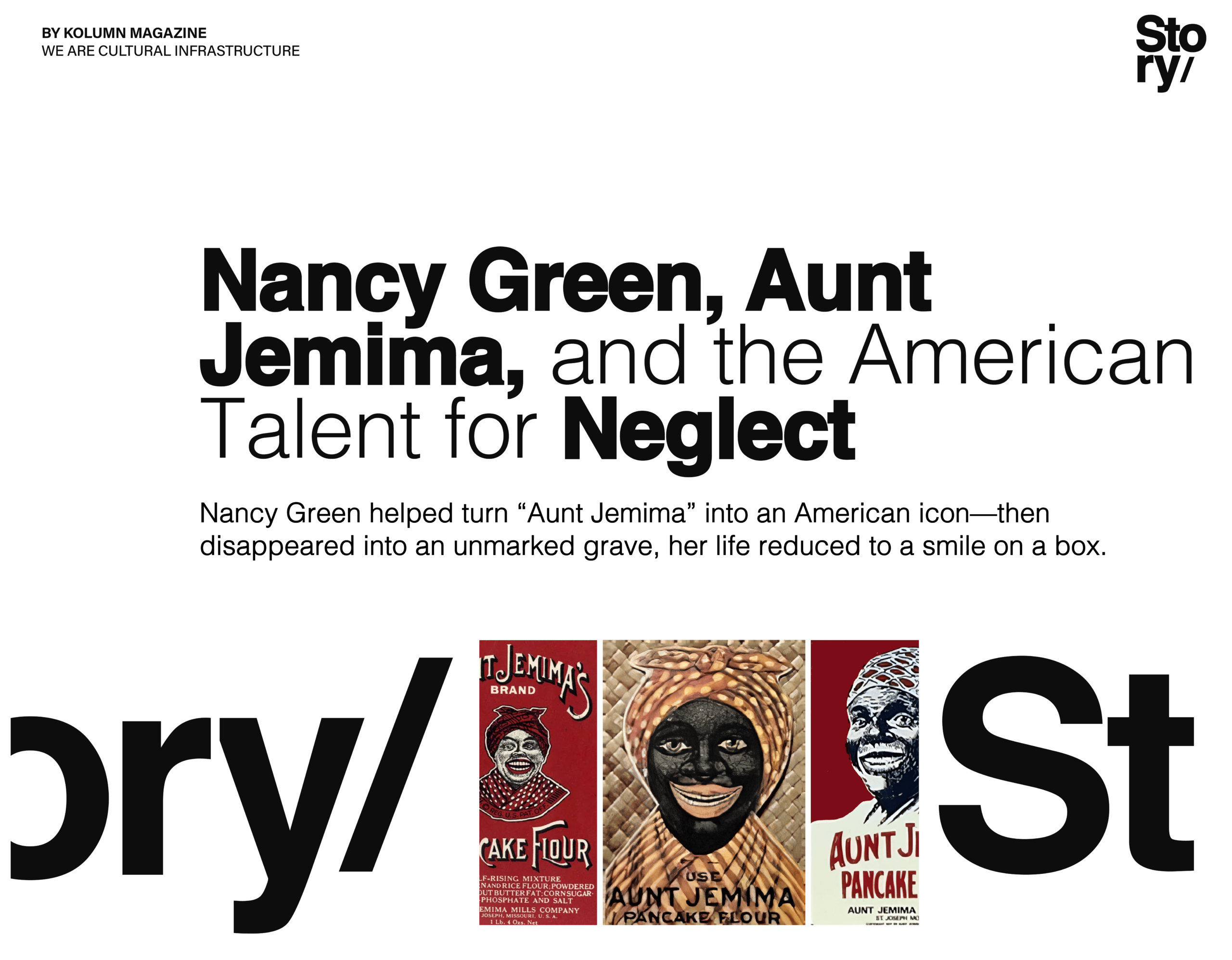 Nancy Green, Aunt Jemima, KOLUMN Magazine, KOLUMN, African American News, Black News, African American Journalism, Black Journalism, African American History, Black History, African American Art, Black Art, African American Music, Black Music, African American Wealth, Black Wealth, African American Education, Black Education, Historic Black University or College, HBCU