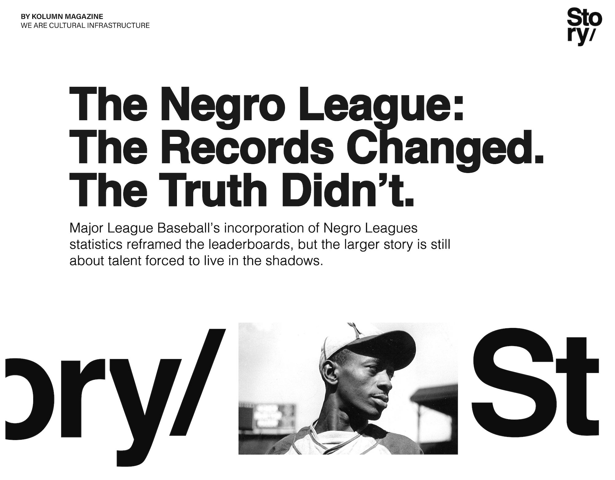 Negro League, Negro Baseball League, KOLUMN, KOLUMN Magazine, Cultural Infrastructure, African American News, Black News, African American Journalism, Black Journalism, African American History, Black History, African American Art, Black Art, African American Music, Black Music, African American Wealth, Black Wealth, African American Education, Black Education, Historic Black University or College, HBCU