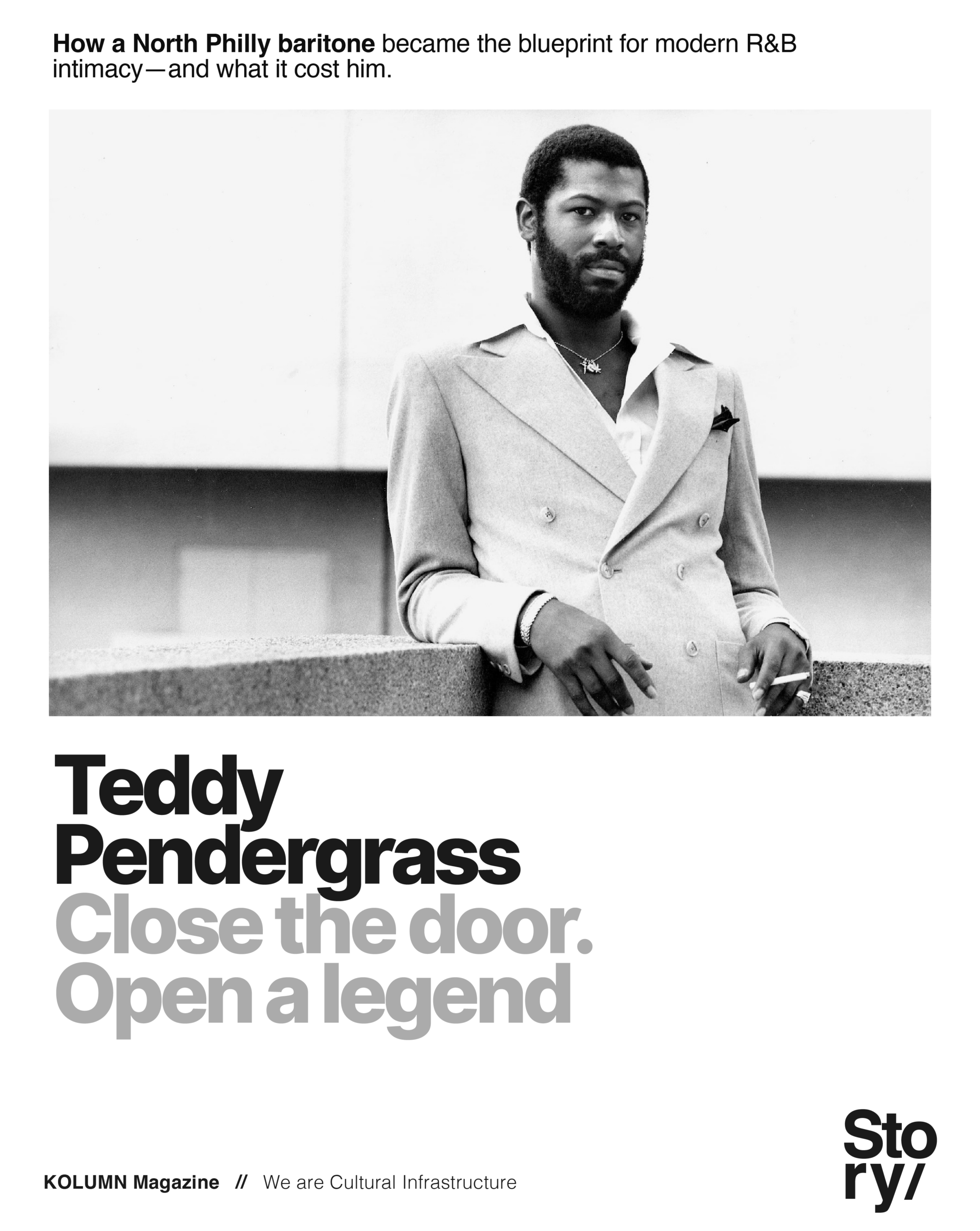 Teddy Pendergrass, KOLUMN, KOLUMN Magazine, Cultural Infrastructure, African American News, Black News, African American Journalism, Black Journalism, African American History, Black History, African American Art, Black Art, African American Music, Black Music, African American Wealth, Black Wealth, African American Education, Black Education, Historic Black University or College, HBCU