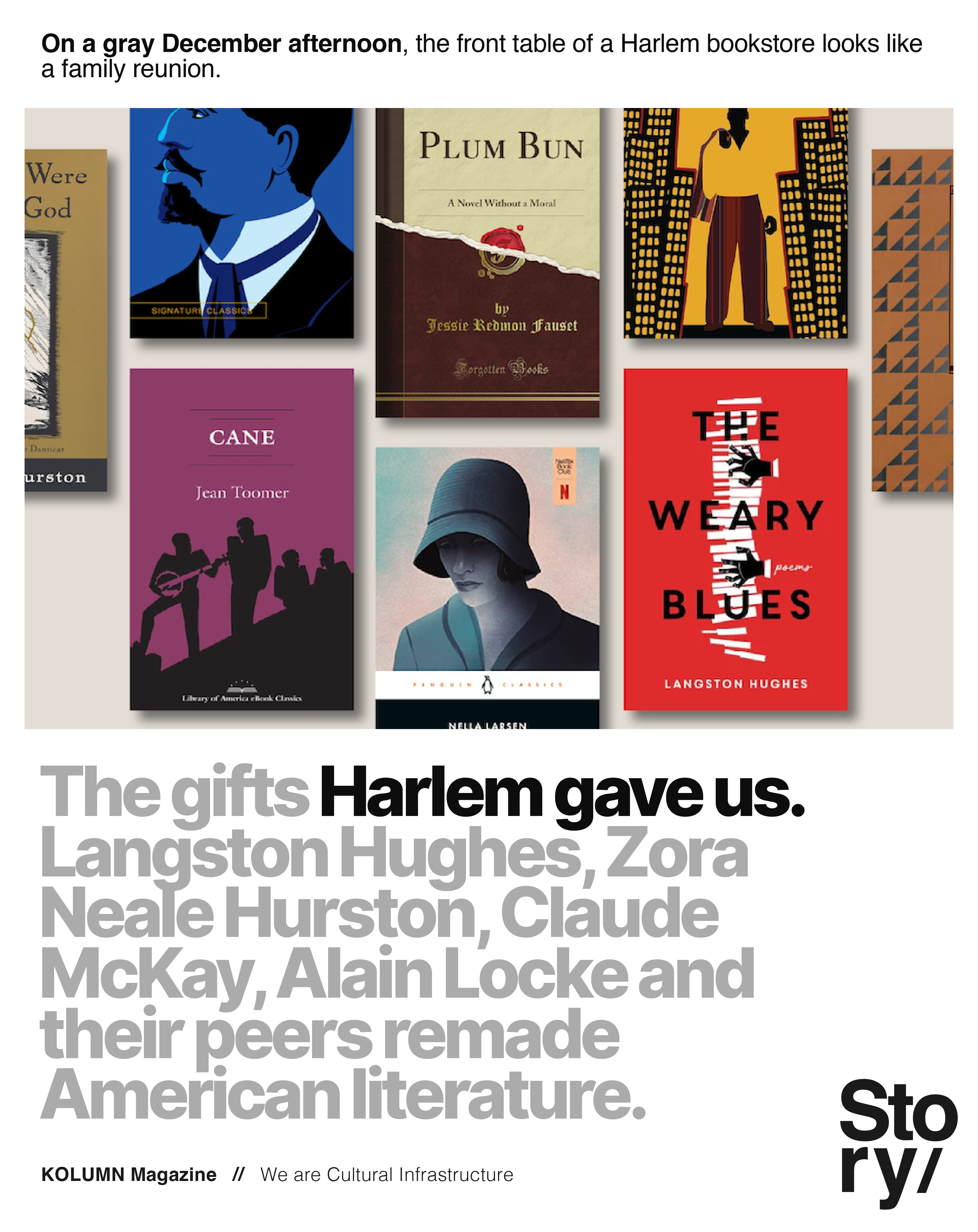 Langston Hughes, Zora Neale Hurston, Claude McKay, Alain Locke, Black Authors, Harlem Authors, KOLUMN Magazine, Cultural Infrastructure, African American News, Black News, African American Journalism, Black Journalism, African American History, Black History, African American Art, Black Art, African American Music, Black Music, African American Wealth, Black Wealth, African American Education, Black Education, Historic Black University or College, HBCU